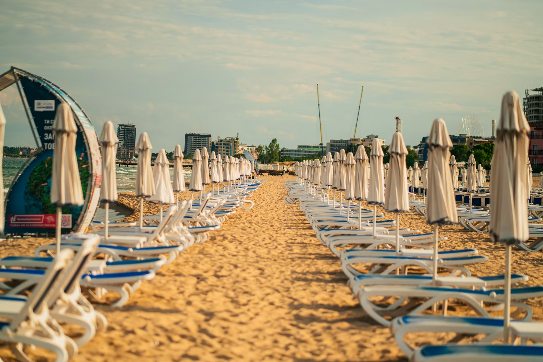 Sunny Beach Bulgaria Black Sea coast golden sand resort